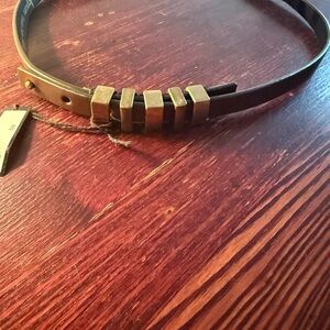 Nanette Lepore Black Leather Belt